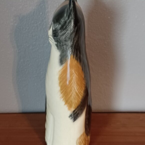 Vintage N.S. Gustin Ceramic Cat Figurine Statue - Picture 5 of 7